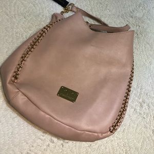 Bebe rose leather purse NWT